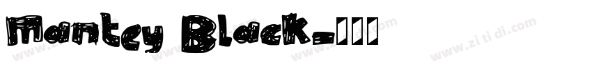 Mantey Black字体转换